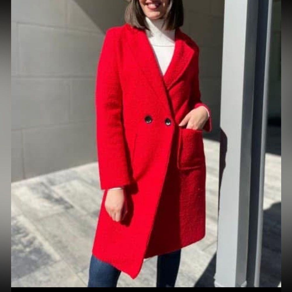 MADE IN ITALY Women's Double-Breasted Coat MULTI COLOR LISTING